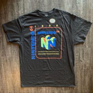 Nintendo 64 classic retro tshirt for men